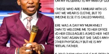 My Mother Kneels To Greet Me – Pastor Blessed Agochukwu Boasts (Photo) 