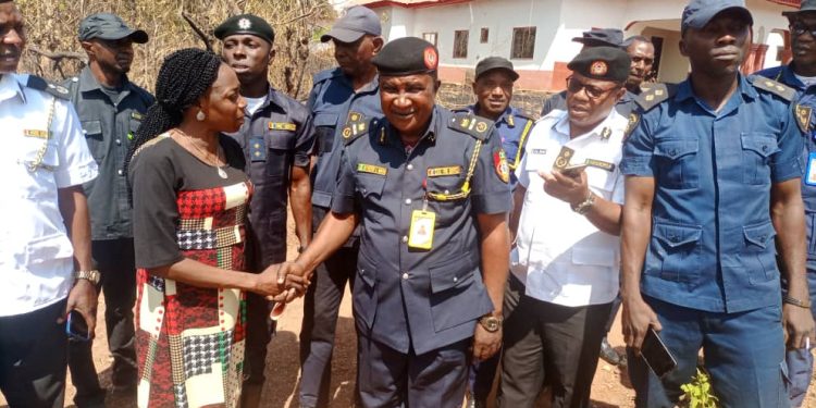 Safety: Hon Inde Receives Director of State Fire Service as They Upgrade and Commission Station