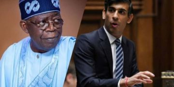 UK PM writes Tinubu ahead of inauguration, says ‘I look forward to working with you’