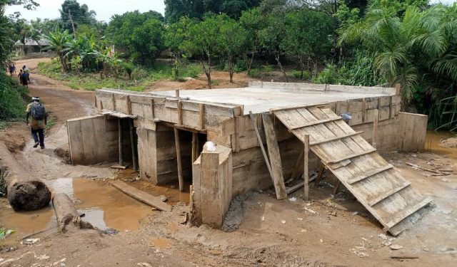 Obanliku Council Chairman, Hon Inde Construct Amana Bridge, Says The People Deserve It