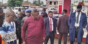 Governor Otu Visits Petrol Stations, Enforces Govt Approved Pump Price