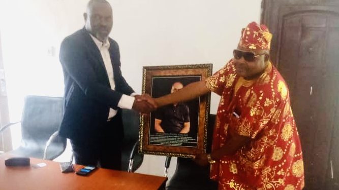 Courtesy Call: Obanliku Chapter of Prince is Coming Organization Visits COS, Ironbar