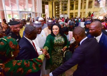 Huge Crowd, Perm Sec, Directors, others Receives New Humanitarian Minister as She Resumes Office Minutes After Her Inauguration