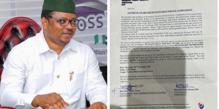 Hon. Martin Orim To Receive Prestigious Rotary Humanitarian Service Award