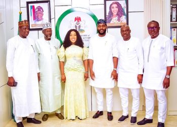 Speakers Ayambem, Ogundoyin, and Others Visit Humanitarian Minister