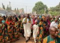 Hon. Thomas Aruku receives tremendous support as he enjoys a bipartisan crowd during Thanksgiving Mass