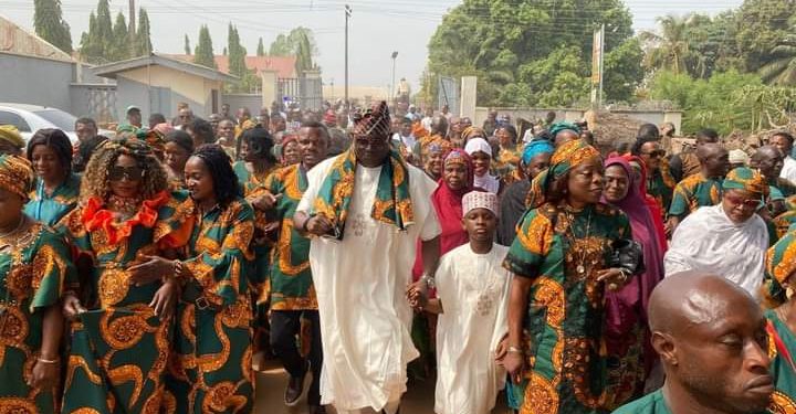 Hon. Thomas Aruku receives tremendous support as he enjoys a bipartisan crowd during Thanksgiving Mass