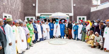 Dr. Beshel, other NCCIDE members pay Kano Emir a courtesy visit.