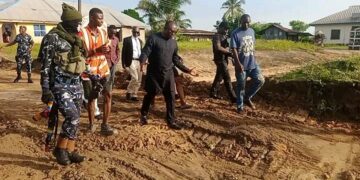 C’River Speaker inspects ongoing road construction in Nde.