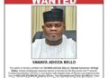 BREAKING: EFCC declares Yahaya Bello wanted