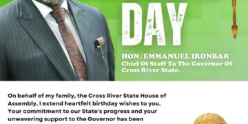 Birthday Anniversary: Speaker Ayambem celebrates Governor’s Chief of Staff – Hon. Ironbar