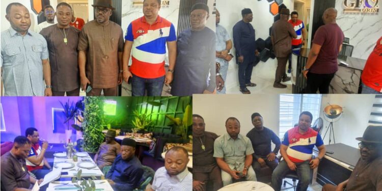 Chief Orim Receives Legor in his Abuja office.