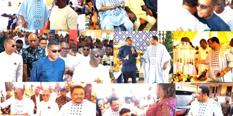 Chief Martin Orim describes Hon. Agabi as a Humble Gentleman, Donates 1 million to Church Construction.