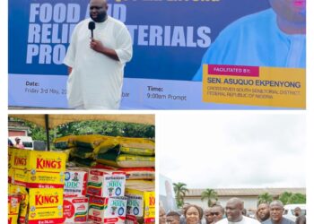 Senator Asuquo Ekpenyong provides food, relief materials, and a ₦100,000,000 cash grant to 2,500 constituents.