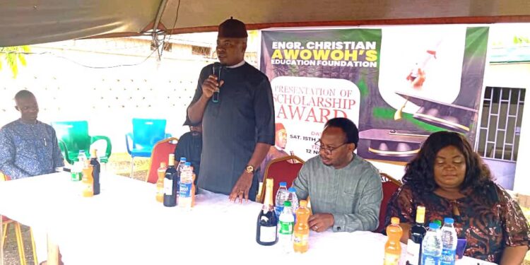 Engr Awowoh’s Foundation Presents Scholarship Grants To 55 Beneficiaries from Obanliku