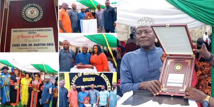 Chief Martin Orim Receives CONSOB Award of Honour