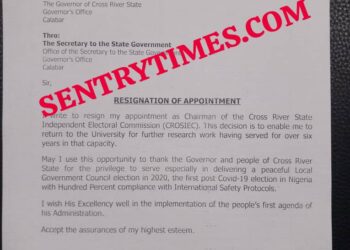 Breaking: Ushie Resigns as CROSIEC Chairman