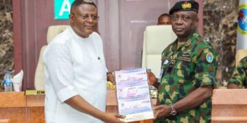 Governor Otu meets CNS, receives assurance on coastal security, surveillance, and Bakassi Deep Seaport development