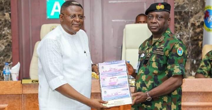 Governor Otu meets CNS, receives assurance on coastal security, surveillance, and Bakassi Deep Seaport development