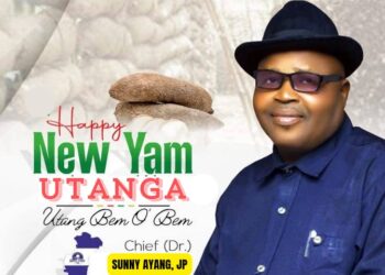 Obanliku APC Frontline Chairmanship Aspirant Chief Sunny Celebrates With Utanga People on Their New Yam Festival