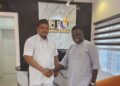 Chief Martin Orim receives the CMO Movement’s leader at the Abuja head office