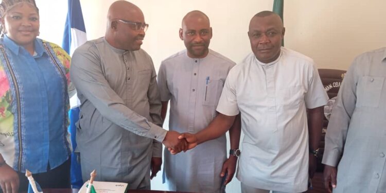 Obanliku Chairman, Hon. Ayang Welcomes New HOLGA, Meets with Councillors, Revenue Committee