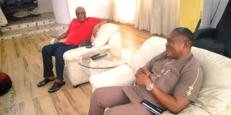 Courtesy Visit: Speaker Ayambem felicitates Clement Ebri at 72, describes him as a source of pride and inspiration for C’Riverians