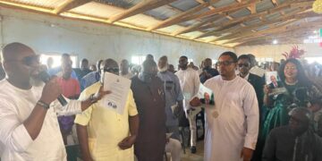 Chief Martin Orim Attends Hon Sunny Ayang’s Thanksgiving, Gifts Cash Support, Visits His Loyalist Denis Inakefe
