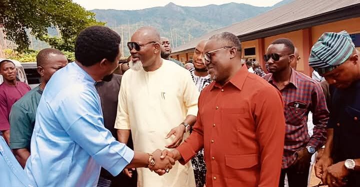 Speaker Ayambem, Top Government Officials Attend Thanksgiving Mass of Obudu LGA Chairman