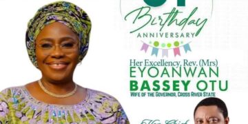 Chief Martin Orim Celebrates Governor’s Wife, Rev. Eyoanwan Bassey Otu, on Her 61st Birthday