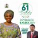 Chief Martin Orim Celebrates Governor’s Wife, Rev. Eyoanwan Bassey Otu, on Her 61st Birthday