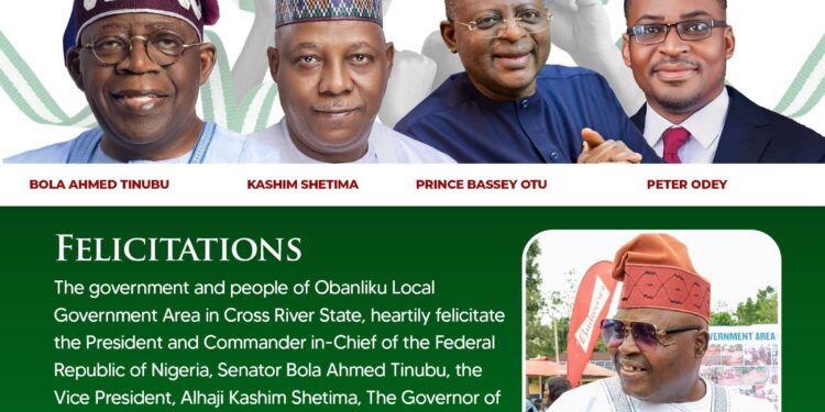 Democracy Day: Hon. Chief (Dr.) Sunny Ayang, JP, Felicitates with People of Obanliku, Cross River, and All Nigerians