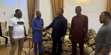 Chief Martin Orim Welcomes Bekwara LGA Acting Chairman, Hon. Egbung Odama, at His Calabar Residence
