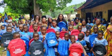 Dr. Christy Ushie Touches Lives in Obanliku as She Donates School Materials, Supports Women with Wrappers.