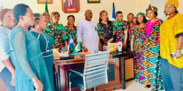 Hon. Chief (Dr.) Sunny Ayang Reiterates Dedication to Staff Welfare as He Hosts Obanliku Council Women Delegation