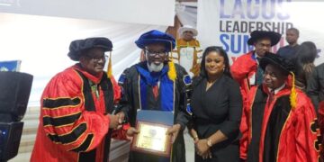 Crown University Awards Chief of Staff Hon Ironbar Honorary Doctorate in Policy Studies