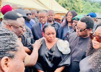 Hon. Martin Orim Pays Last Respect to Late Amb. Ayang Azom