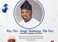Deputy Speaker, Rt. Hon. Sylvester Agabi Jr, Felicitates Hon. Peter Undiandeye on Birthday