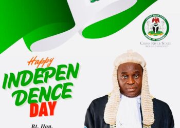 Independence Anniversary: Rt. Hon. Sylvester Agabi Jr. Urges Nigerians to Uphold Peace and Justice at 65th Independence