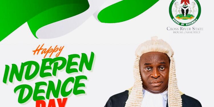 Independence Anniversary: Rt. Hon. Sylvester Agabi Jr. Urges Nigerians to Uphold Peace and Justice at 65th Independence