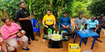 HON. MARTIN ORIM PAYS CONDOLENCE VISIT TO MR. CLETUS ALABE OVER FATHER’S DEMISE IN OBANLIKU