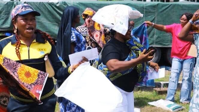 Gov. Otu’s Birthday Hits Different as Teachers Receive Food, Cash, and Wrappers from First Lady