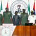 PRESIDENT TINUBU TO SERVICE CHIEFS: NO MORE EXCUSES, IT’S TIME TO DEFEAT TERRORISTS AND BANDITS