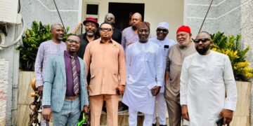 Hon. Martin Orim Welcomes Senator Jarigbe Agom at His Residence in Calabar