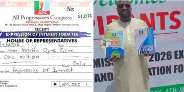BREAKING NEWS: Hon. Martin Ojie Orim Picks APC House of Representatives Expression of Interest and Nomination Form