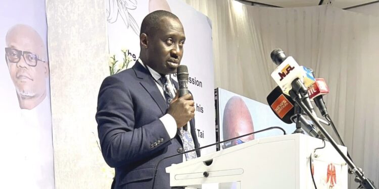 Senator Jarigbe, Wife, National Leaders Honour Late Senator Mpigi in Abuja