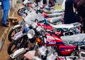 Breaking: Speaker Elvert Ayambem Empowers 11 Ikom APC Ward Chairmen with Brand New Motorcycles, ₦100,000 Cash Support Each