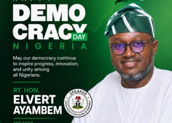 Democracy Day: Speaker Ayambem Calls for Peace, Unity and Respect Among Nigerians