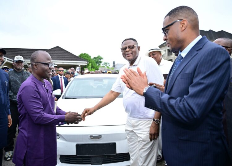 Historic Boost for Cross River as Gov Otu Acquires New Aircraft, Presents Over 100 Electric Vehicles to Permanent Secretaries, Others