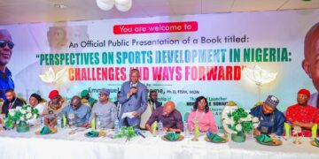 Sen Owan-Enoh Highlights Sports Reforms at Launch of Ikpeme’s Book on Nigerian Sports Development